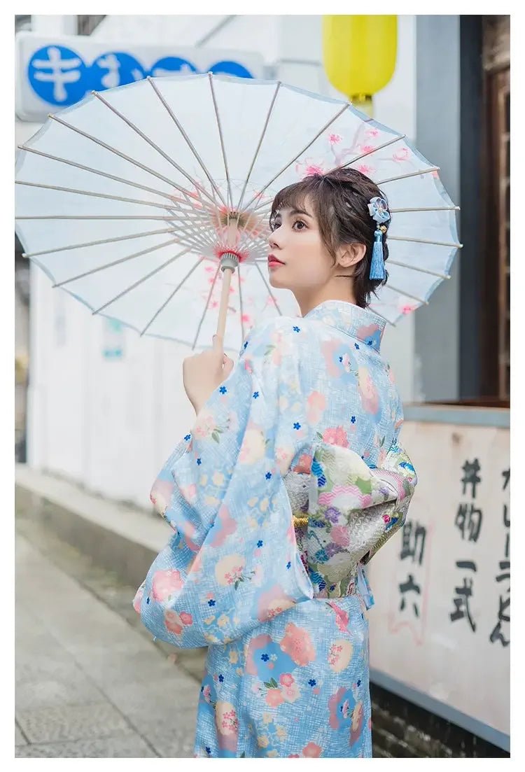 Japanese kimono waist seal Yukata belt gorgeous brocade bow belt styling knot waist seal - Image 31
