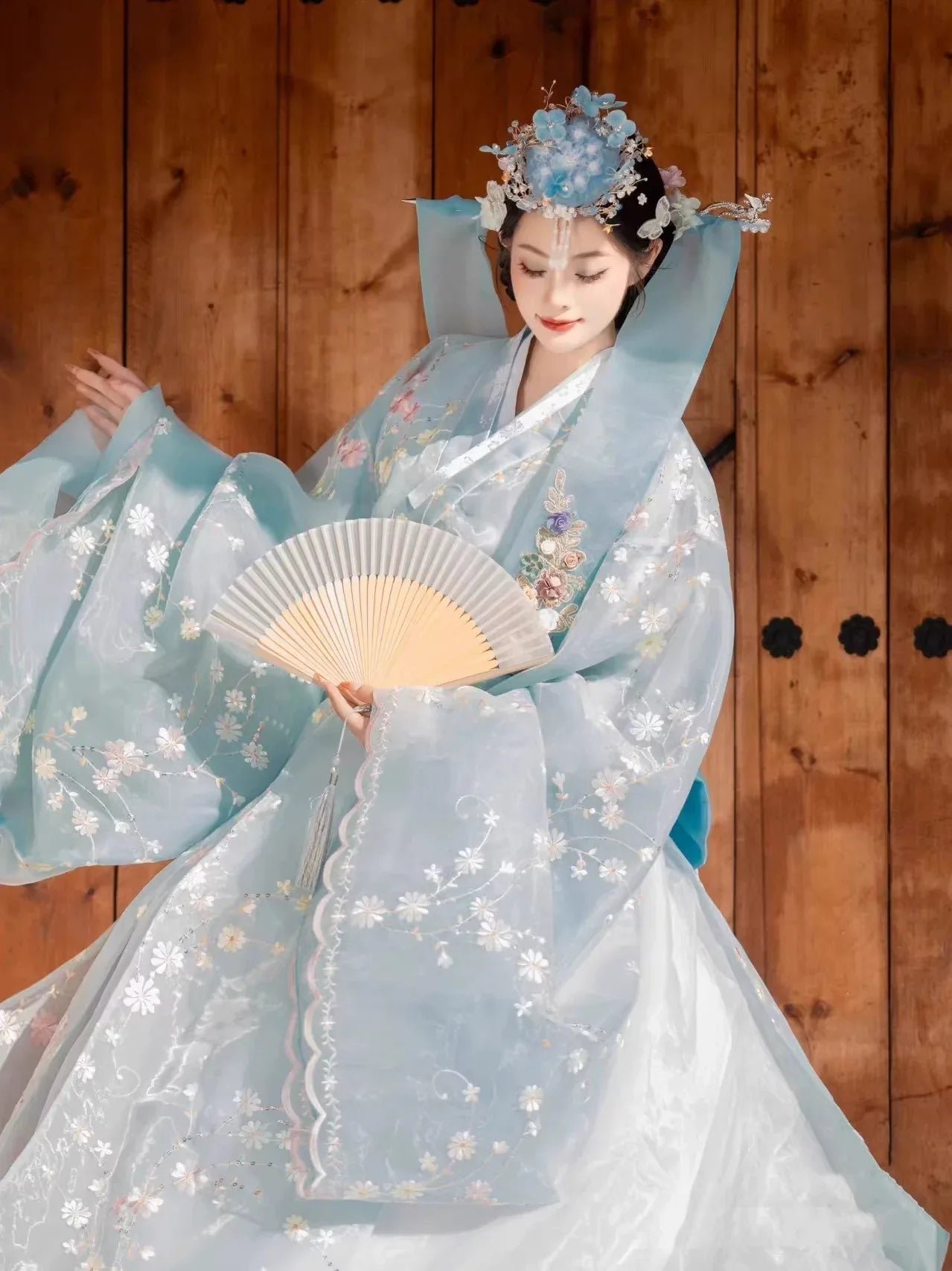 Court ancient women's wedding dress Korean traditional hanbok suit - Image 8