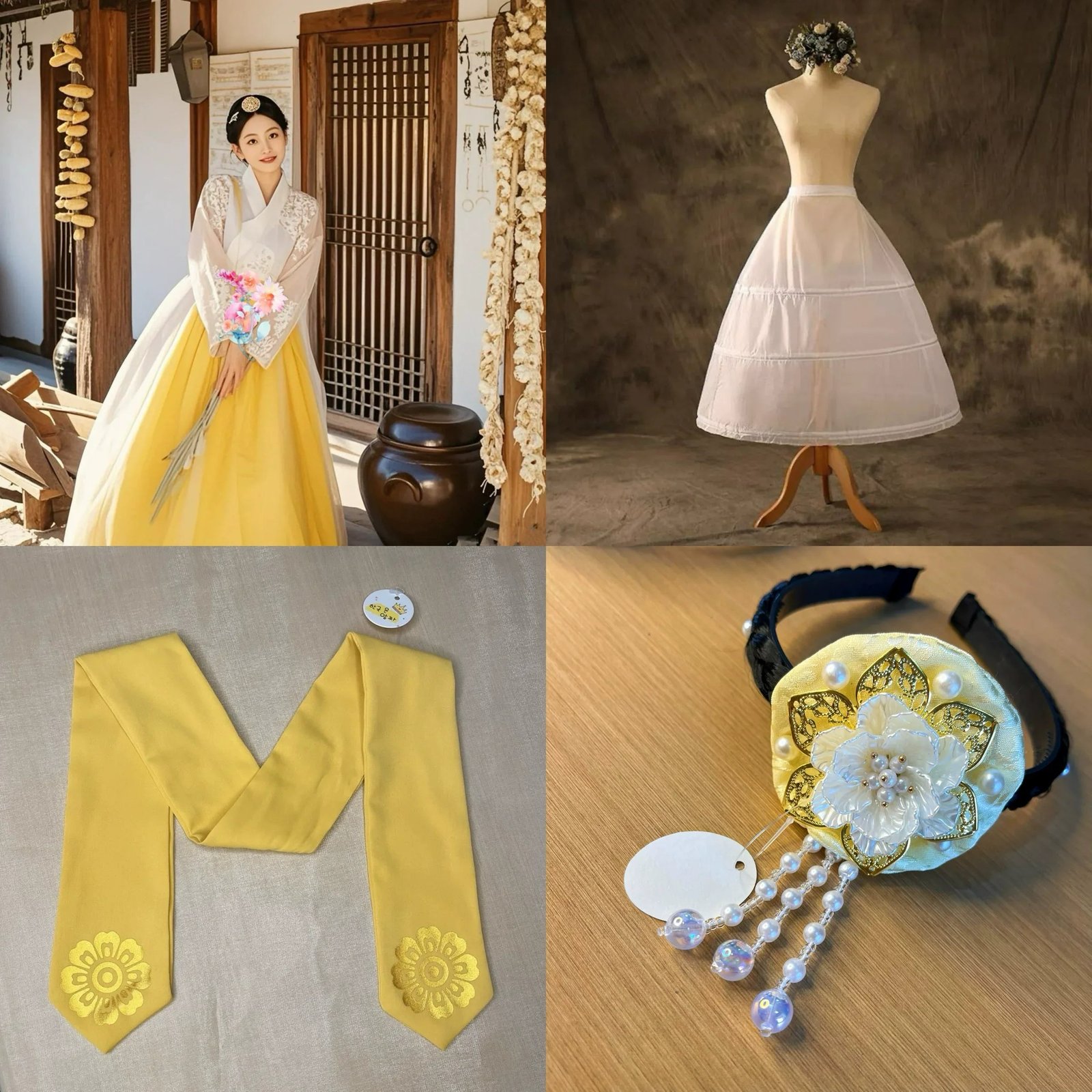 White purple Korean female high-end genuine Yanji court hanbok - Image 22