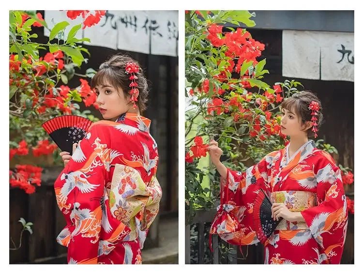 Japanese kimono waist seal Yukata belt gorgeous brocade bow belt styling knot waist seal - Image 8