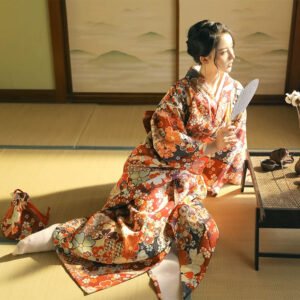 Sakura Japanese Sleeve Kimono Women