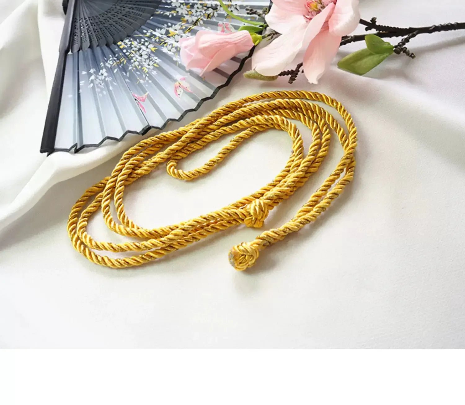 Japanese kimono waist seal Yukata belt gorgeous brocade bow belt styling knot waist seal - Image 34