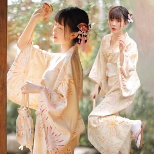 Sparkling Fireworks Yukata & Kimono